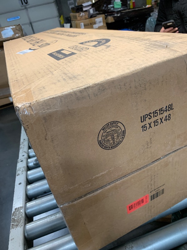 Photo 1 of (used item) ZIYOO California King Bed Frame 14 inches Tall 3 Inches Wide Wood Slats