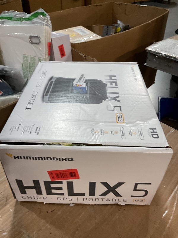 Photo 1 of ************FOR PARTS ONLY-NON-FUNCTIONAL AND MISSING PARST-FINAL SALE***************
Humminbird Helix 5 G3 GPS Fish Finder with Transducer, Dual Spectrum Chirp Sonar & Portable Carrying Case