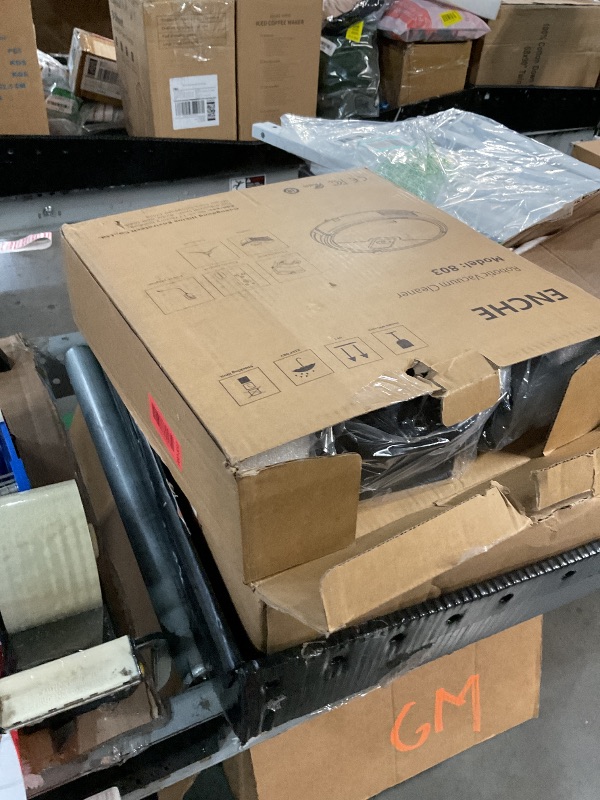 Photo 1 of (used) (see all images) ENCHE Robot Vacuum Cleaner, 2900Pa Powerful Sunction Robot Vacuum with Remote Control,Automatic Self-Charging
