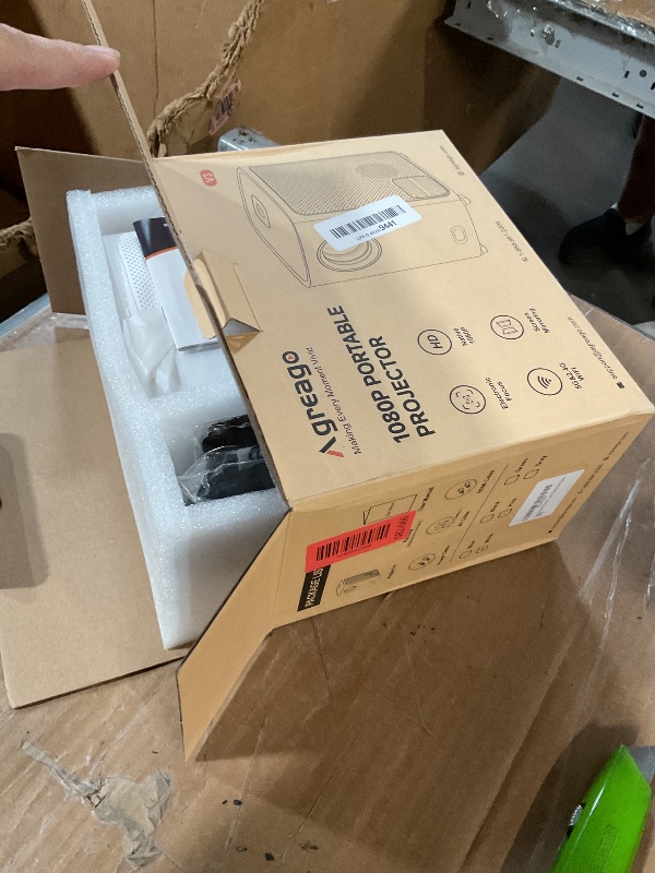 Photo 1 of [Electric Focus]Projector with WiFi and Bluetooth, Native 1080P 15,000 Lumens 4K Supported, Agreago Outdoor Movie Projector for Home Theater UP to 300", for iOS/Android/Laptop/TV Stick/HDMI/USB