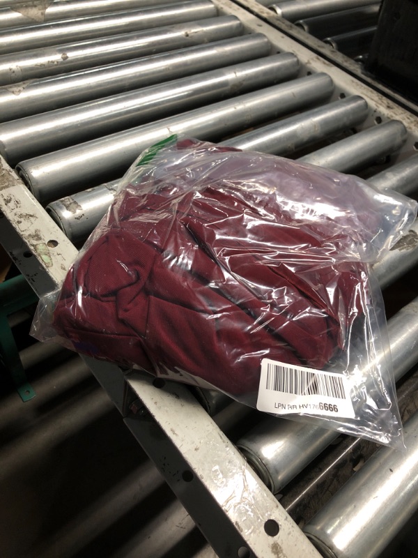 Photo 1 of (used) MASCOMODA Women Off The Shoulder Mesh Maxi Dress Bodycon Ruched Formal Sleeveless (Wine Red,XX-Large)