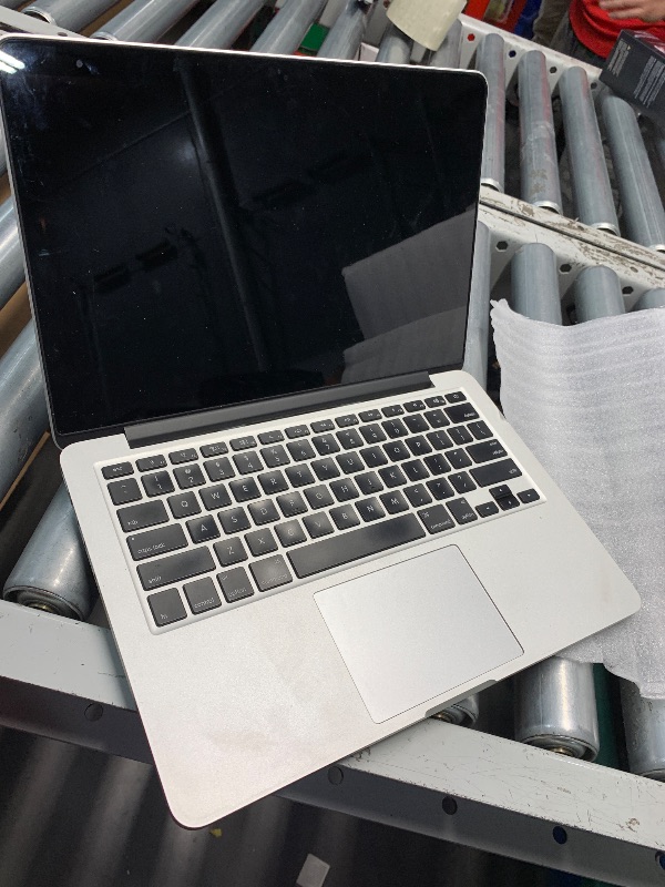 Photo 1 of **BOTTOM IS SCRATCHED AND HAS STICKERS, UNABLE TO TEST** Apple MacBook Pro 13.3in Retina Laptop Intel i5 Dual Core 2.6GHz 8GB 128GB SSD - MGX72LL/A