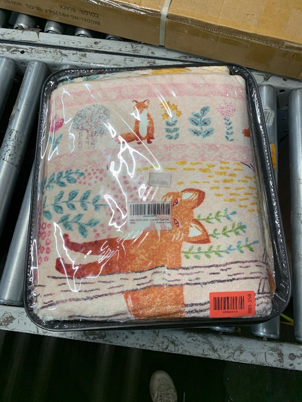 Photo 1 of ***FACTORY SEALED*** Pink Woodland Nursery Rug Washable, Thin Profile 5x7 Area Rug Stain Resistant, Cute Fairy Forest Animals Kids Rug, Modern Abstract Nature Area Rug Carpet for Bedroom Dorm Living Room Classroom