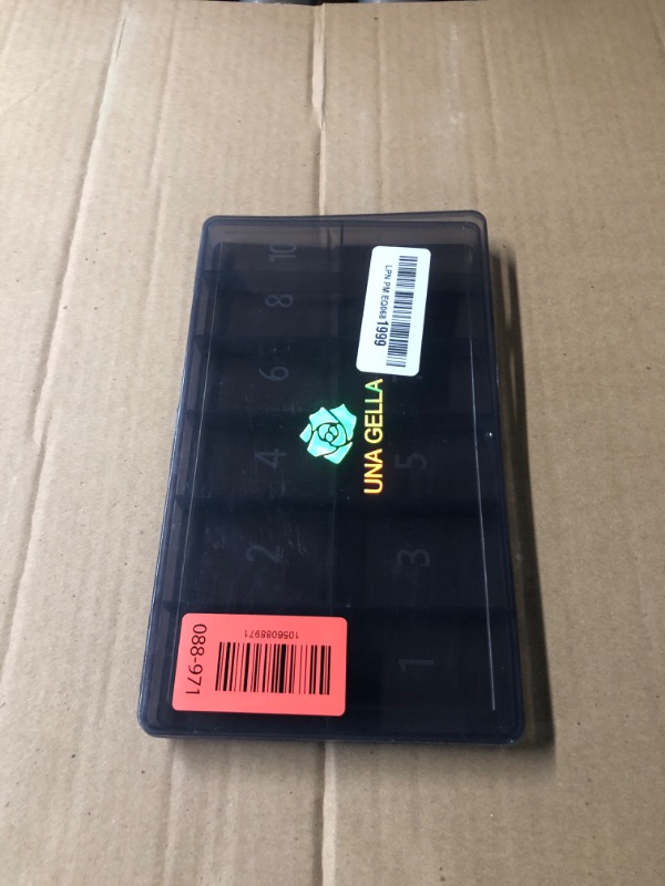 Photo 1 of *** JUST THE BOX ***UNA GELLA Short Coffin Nail Tips 600Pcs, Short Coffin Gel Nails Tips Pre Etched 12 Sizes Soft Gel Fake Nails Tips Pre-file Full Cover for Nail Extension Home DIY Salon with Box