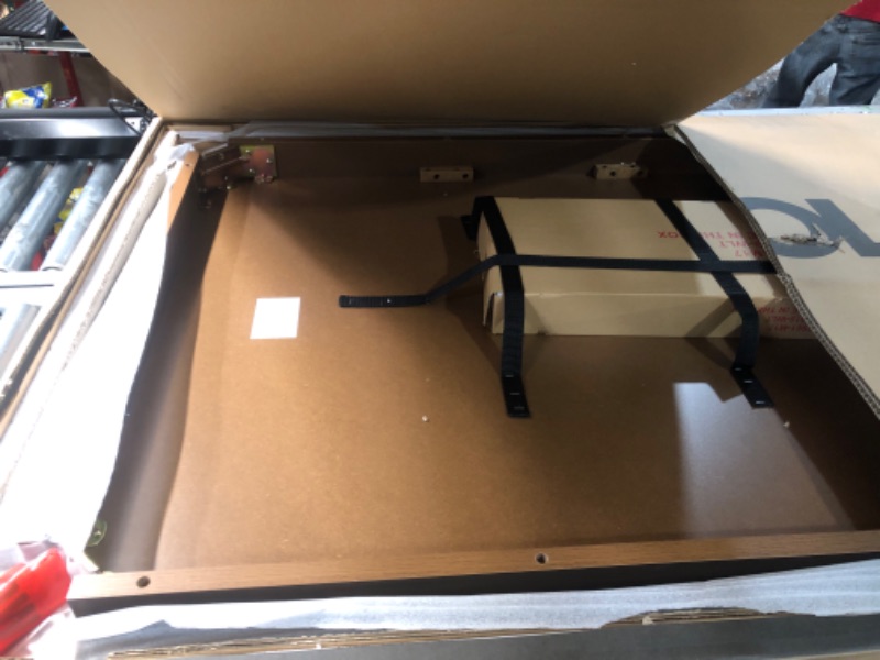 Photo 1 of ***TRUCK/TRAILER PICK UP ONLY***TABLE ONLY PARTS ONLY PARTIAL SET**
COLAMY Rectangle Wooden Dining Room Table Set for 6, Mid Century Modern Kitchen Table and PU Leather High Back Dining Room Chair for Home, Saving Space (1 Table with 6 Chairs), BlackBrown