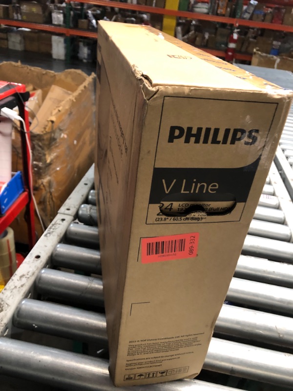 Photo 1 of ***FACYORY SEALED***Philips New 24 inch Frameless Full HD (1920 x 1080) 100Hz Monitor, VESA, HDMI x1, VGA Port x1, Eye Care, 4 Year Advance Replacement Warranty, 241V8LB, Black