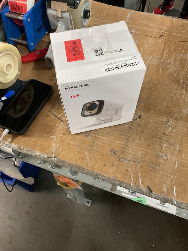 Photo 1 of ?Auto Focus&1080P?Magcubic Mini Smart Projector with 4K Support, Portable Projector with Wifi and Bluetooth, 5W Speaker, Built in Apps, Voice Control, Outdoor Movie Projector