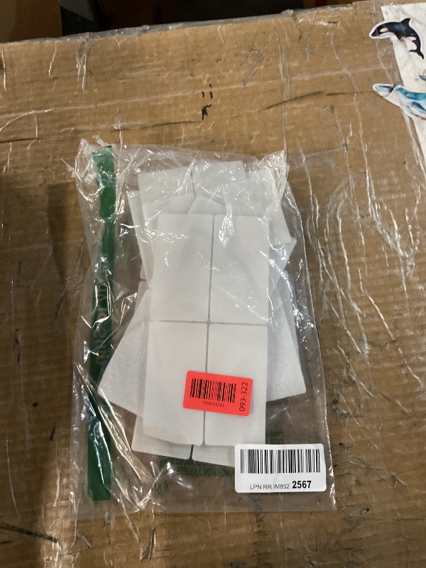 Photo 1 of (2x4 Inch, 20 Sets) Strips with Adhesive for Fabric, No Sew Stick On for Fabric, Sticky Back for Clothes, Curtains - Heavy Duty Double Sided Hook and Loop Hem Tape Fasteners, No Sewing No Iron, White