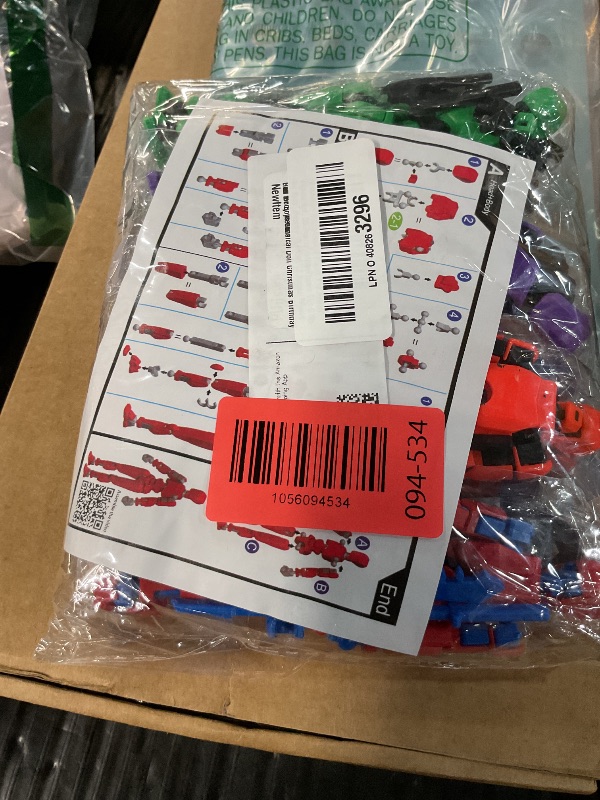 Photo 1 of (Assembly Completed) 6 Packs Dummy13 Action Figure Set, 3D Printed ActionFigure Toy Gifts for Kids, Dummy 13,Robot 13 Action Figure Full Body Mechanical Doll Christmas Birthday Gift for Boys Girls