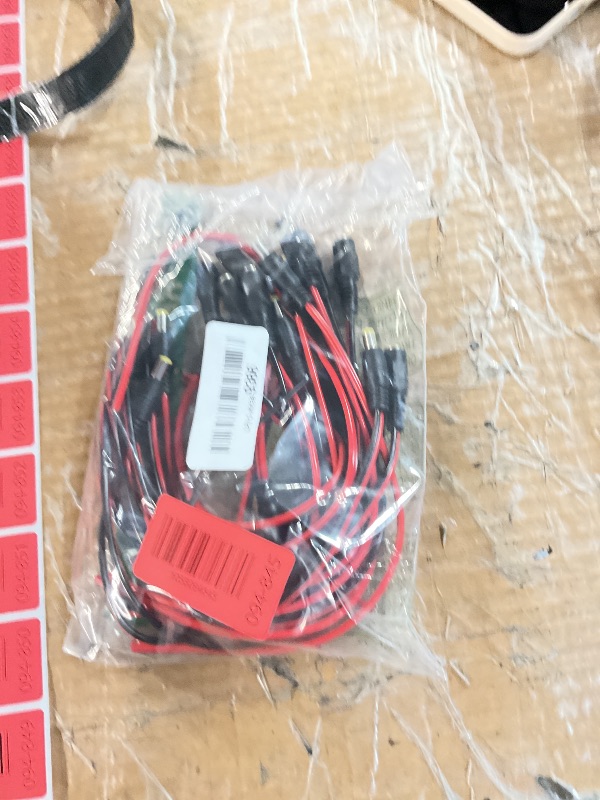 Photo 1 of (Real 18AWG) 10 Pairs 12V 5A DC Power Pigtail Barrel Plug Connector Cable, 2.1mm x 5.5mm Male Female DC Pigtail Connectors for CCTV Security Camera and 12V Power Supply Adapter by MILAPEAK