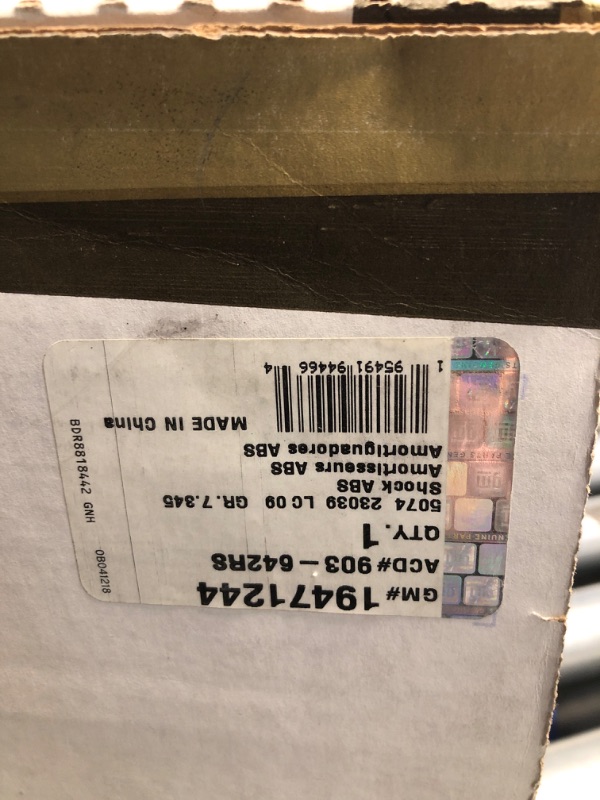 Photo 1 of ***FACTORY SEALED***ACDelco Gold 903-642RS (19471244) Front Driver Side Suspension Strut and Coil Spring Assembly