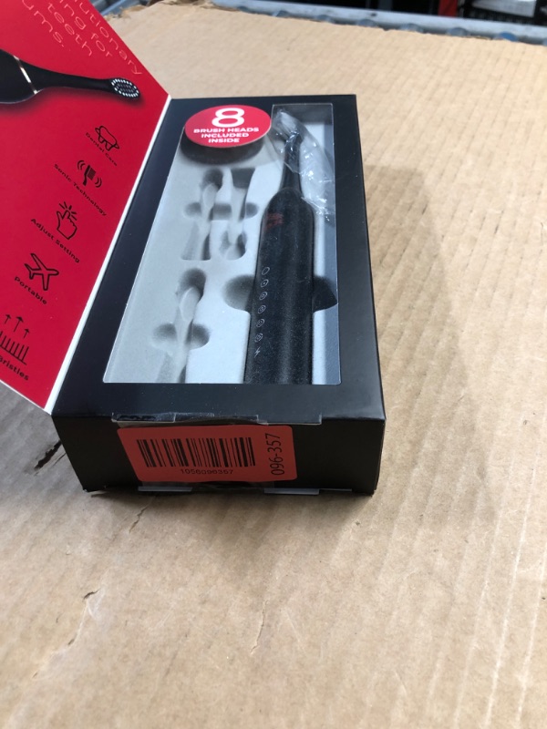 Photo 1 of
RBX Sonic Rechargeable Toothbrush with 8 Replacement Heads