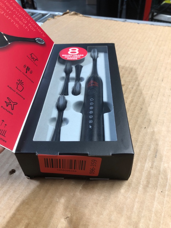 Photo 1 of
RBX Sonic Rechargeable Toothbrush with 8 Replacement Heads