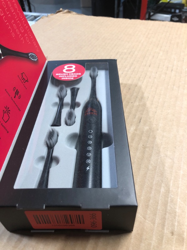 Photo 1 of
RBX Sonic Rechargeable Toothbrush with 8 Replacement Heads