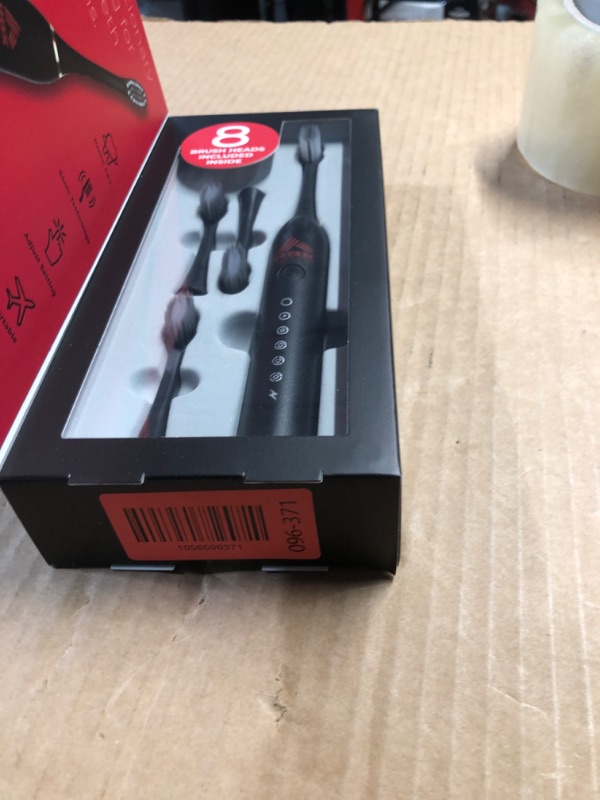 Photo 1 of
RBX Sonic Rechargeable Toothbrush with 8 Replacement Heads