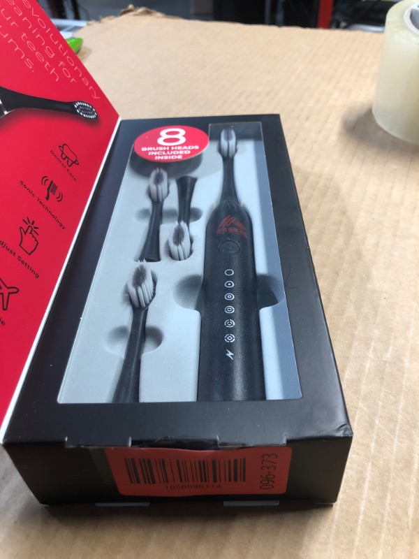 Photo 1 of
RBX Sonic Rechargeable Toothbrush with 8 Replacement Heads