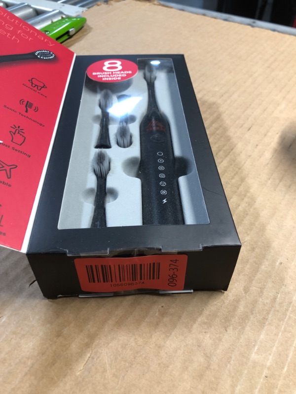 Photo 1 of
RBX Sonic Rechargeable Toothbrush with 8 Replacement Heads