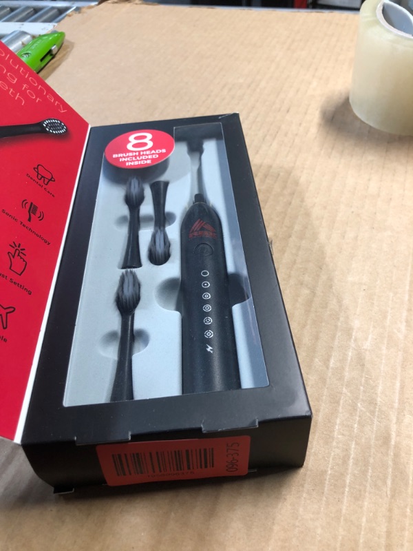 Photo 1 of
RBX Sonic Rechargeable Toothbrush with 8 Replacement Heads