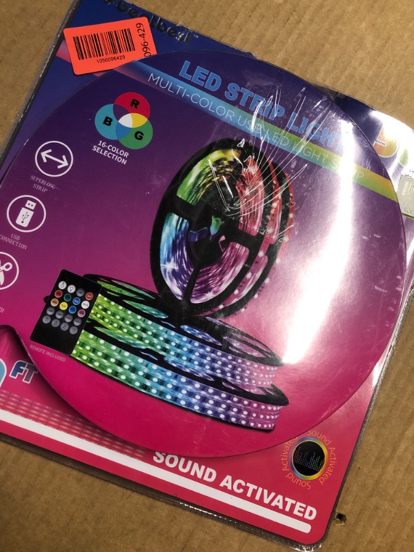 Photo 1 of ***STOCK PHOTO FOR REFERENCE ONLY***beatbest 50FT Sound Activated LED Light Strip