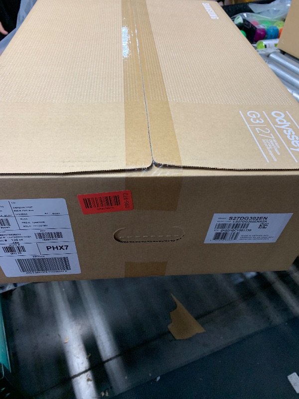 Photo 1 of ***FACTORY SEALED***Samsung 27-Inch Odyssey G3 (G30D) Series FHD Gaming Monitor, 1ms, 180Hz, AMD FreeSync, Adjustable Stand, Black Equalizer, Virtual Aim Point, Eye Saver Mode, Flicker-Free, LS27DG302ENXZA