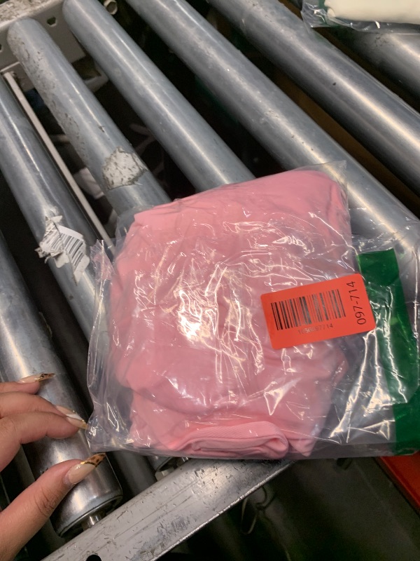 Photo 1 of (ONLY SKIRT) XinFSh Women's Sexy 2 Piece Bithday Outfits Dress Strap Crop Top High Split Maxi Dresses Skirt Set Pink M