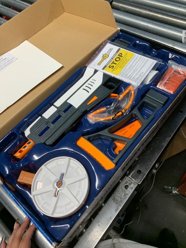 Photo 1 of ***(PARTS ONLY/ NON FUNCTIONAL)***SplatRball SRB1200 Full Auto Rechargeable Battery Powered Water Bead Gel Ball Blaster Kit. Splatter Ball Gun.Electric Water Blaster able to Shoot 11 Rounds per Second!