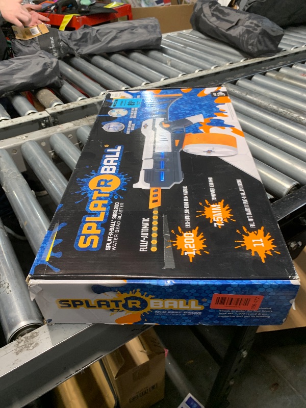 Photo 1 of ***(PARTS ONLY/ NON FUNCTIONAL)***SplatRball SRB1200 Full Auto Rechargeable Battery Powered Water Bead Gel Ball Blaster Kit. Splatter Ball Gun.Electric Water Blaster able to Shoot 11 Rounds per Second!