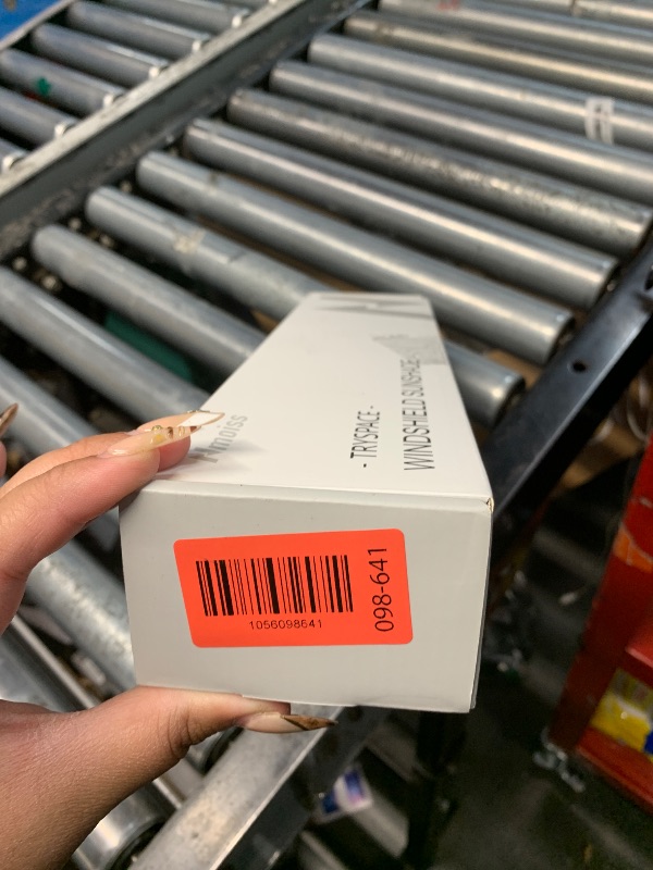 Photo 1 of [2025 Upgrade] Nmoiss Windshield Sun Shade Umbrella - [Vinyl Coating Heat Shield] Protect Car from Sun Rays & Heat Damage Keep Cool and Protect Interior, Spring Structure Edge Medium 56" L x 31" W