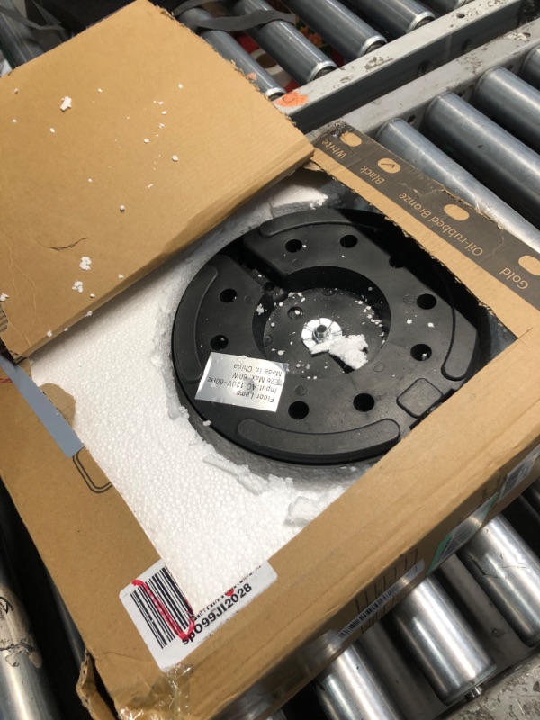 Photo 1 of [Upgraded] LED Floor Lamp for Living Room, 3 Color Temperature Floor Lamp with Foot Switch Modern Standing Lamp Tall Pole Floor Reading Lamp for Bedroom, Study Room, Office, 9W Bulb Included, Black