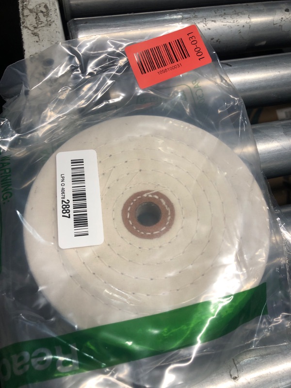 Photo 1 of ??????? 6" 70 Ply Cotton Buffing Wheels - 5/8'' Arbor Hole Cotton Buffing Polishing Wheel for Bench Grinder, Die Grinder (White)