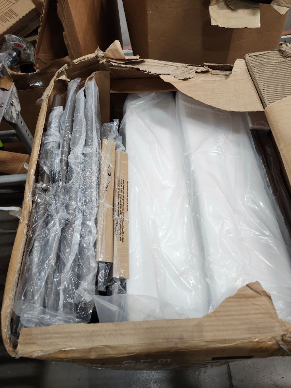 Photo 1 of ******************MISSING ALL SCREWS AND A CUSHION****************
EAST OAK 3-Piece Patio Furniture Set | Armchairs & Coffee Table | Outdoor Furniture with Cushions | Deep Seating Modern Conversation Set | Garden, Porch, Balcony & Backyard | Chestnut & Ap