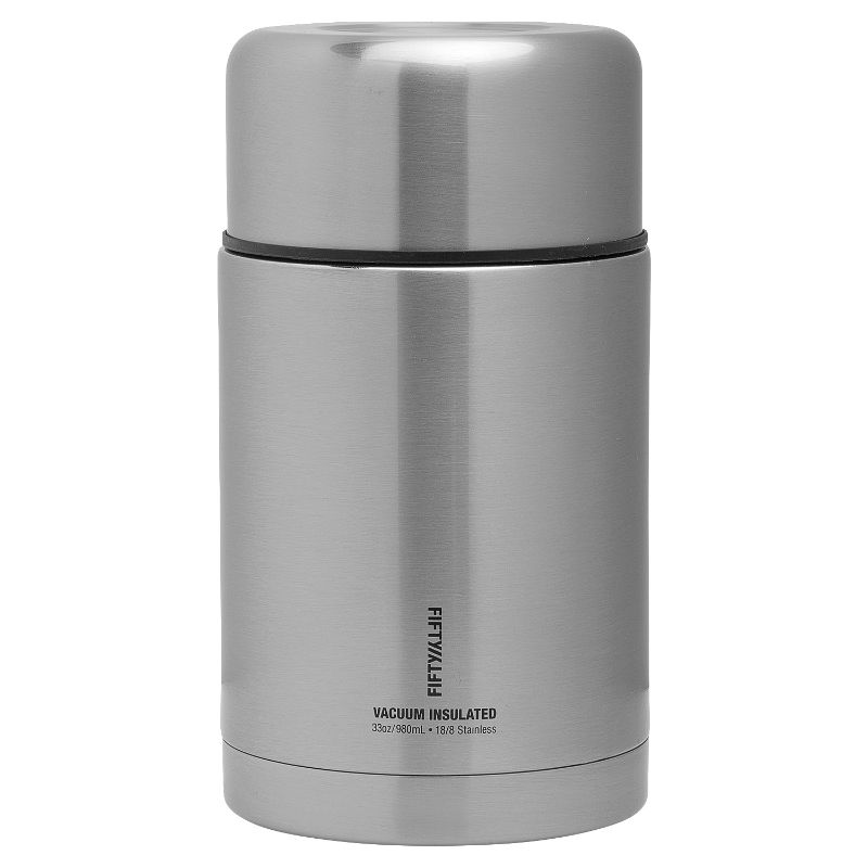 Photo 1 of (used)(dented) Fifty Fifty Vacuum Insulated 33-oz. Stainless Steel Food Storage Container