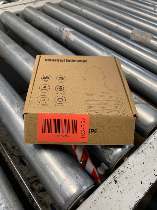 Photo 1 of [Dual-Lens] Endoscope Camera with Light, 1920P HD Borescope with 8+1 Adjustable LED Lights, IP67 Waterproof 16.5FT Semi-Rigid Snake Cord Inspection Camera for iPhone, iPad and Android Phone (Type C)