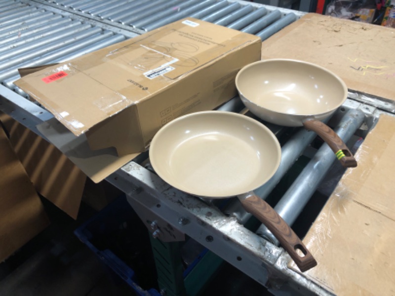 Photo 1 of ***MISSING ONE***
Made In Cookware - 3-Piece (Includes 8",10",12") Stainless Frying Pan Set - 5 Ply Stainless Clad - Professional Cookware - Crafted in USA - Induction Compatible