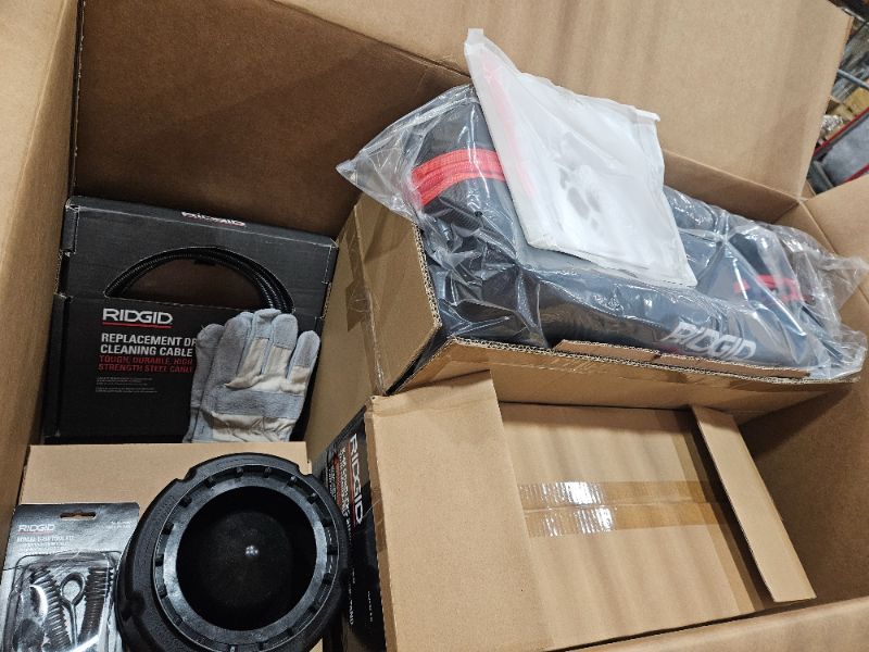 Photo 1 of *NEW!* RIDGID 78058 K-46 SinkSnake Cordless Drain Snake Deluxe Kit with 5/16" x 25' Cable, 3/8" x 35' Cable, T-250 Tool Set, Carrying Case, 18V 2.5Ah Battery, and Charger