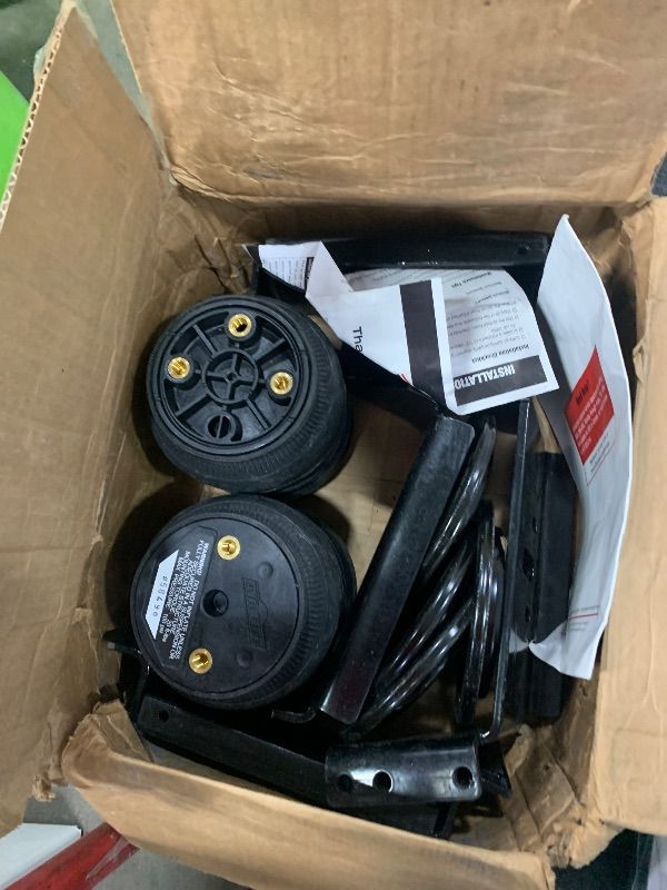 Photo 1 of ******************Missing all the hardware***************
Air Lift 88298 LoadLifter 5000 Ultimate Air Suspension Kit