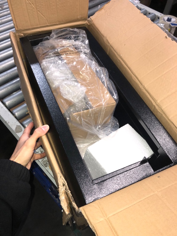 Photo 1 of ***MISSING HARDWARE//COSMETICS***
Alpine Corporation | 72"H Indoor/Outdoor Mirror Waterfall Floor Fountain — LED Lights & River Stones — Elegant Bronze Finish for Home, Office, Patio & Entryway Décor