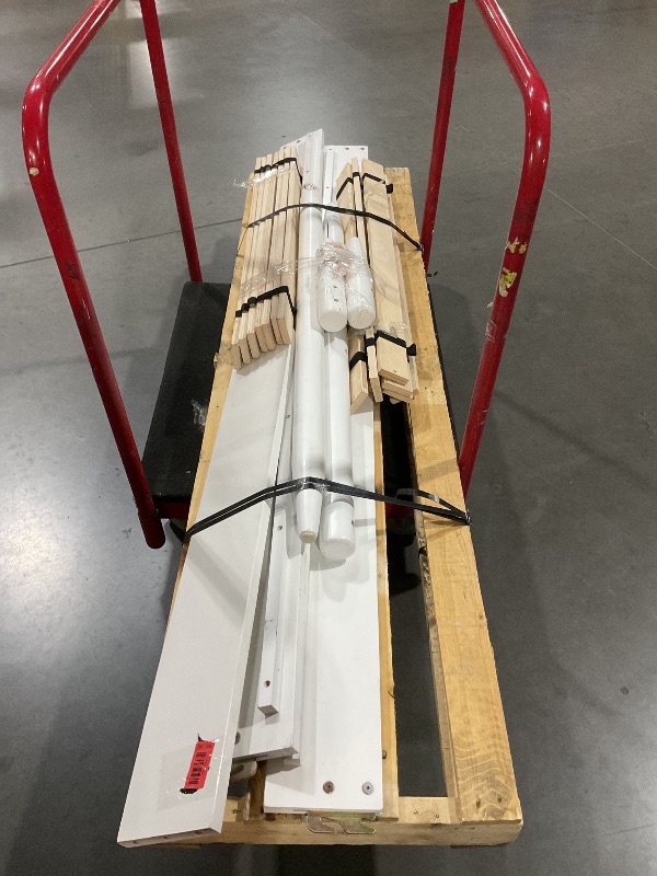 Photo 1 of ***MISSING PARTS***
AFI, Pasadena Twin XL Solid Wood Low Profile Platform Bed, White