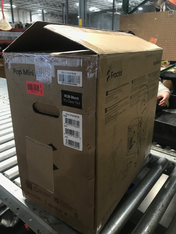 Photo 1 of (missing pieces) Fractal Design Pop Mini Air RGB Black Tempered Glass Clear Tint