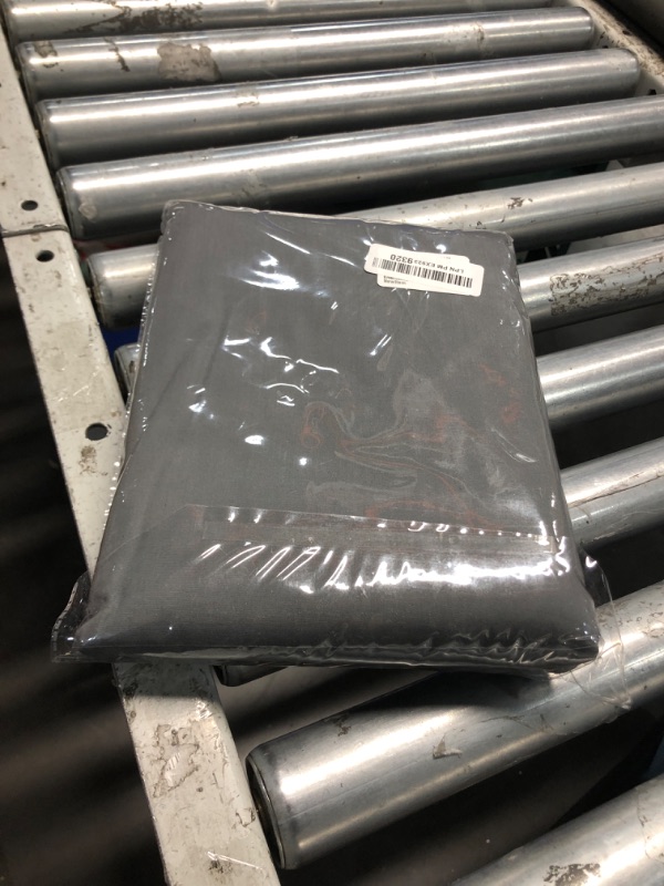 Photo 1 of ***(STOCK PHOTO FOR REFERENCE ONLY/ COLOR IS DARK GREY )***Royale Linens 100% Organic Cotton Queen Flat Sheet Only - Super Soft - Percale Top Sheets - Queen Flat Sheet Sold Separately - Breathable, Cool & Crisp Ivory Sheets Only (90" x 102", Ivory)