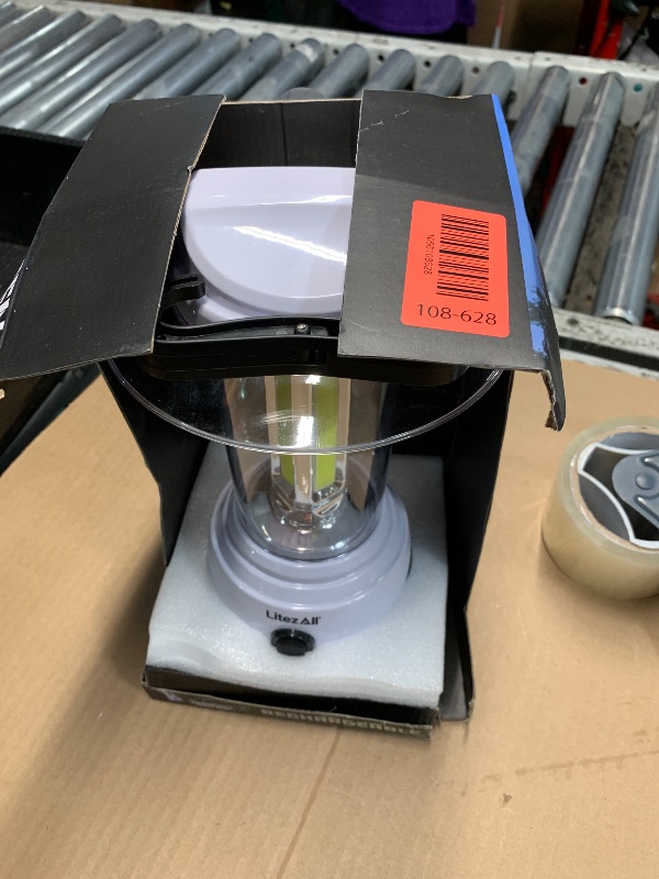 Photo 1 of ***(MAJOR DAMAGE/ SEE NOTES)***LitezAll LED Lanterns for Power Outages, Brightest Lantern 2000 Lumens - Battery Powered Light Emitting Diode Lantern for Emergency and Camping