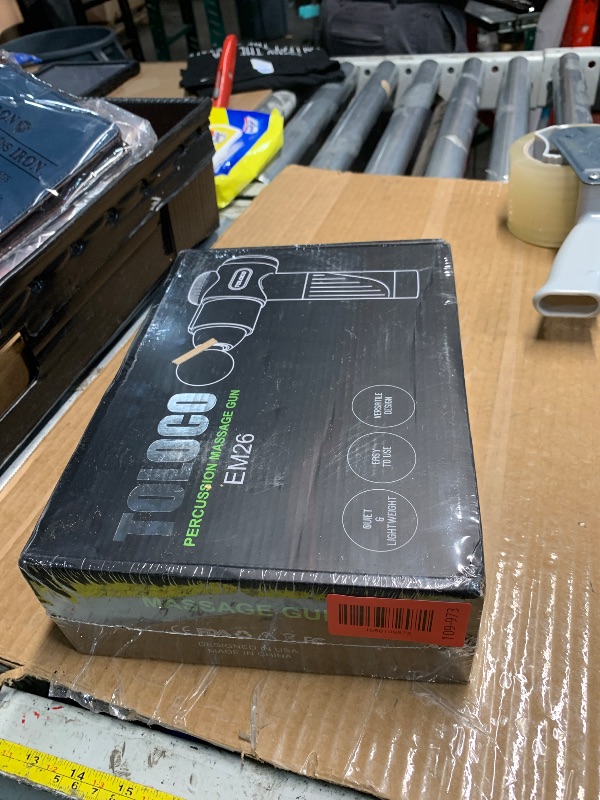 Photo 1 of ***FACTORY SEALED***TOLOCO Massage Gun, Deep Tissue Back Massage for Athletes for Pain Relief, Percussion Massager with 10 Massages Heads & Silent Brushless Motor, Carbon