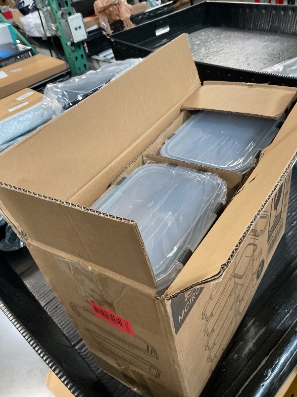 Photo 1 of [8-Pack,30 oz]Glass Meal Prep Containers,Glass Food Storage Containers,Airtight lunch Containers with Lids, Microwave, Oven, Freezer and Dishwasher