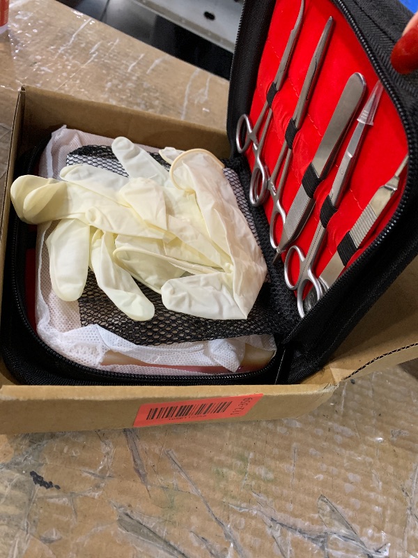 Photo 1 of *****************One of the tools is broken**************
Spectabilis Suture Practice Kit for Medical Students, Silicone Pad Surgery Wounds Closure Suturing, Supplies for Vet Nursing Students Surgical Stitches Kits De Suturas Med School Essentials.