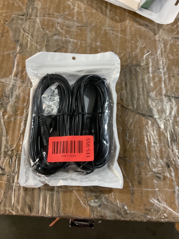 Photo 1 of ?2-Pack 10FT 18AWG? VOLTKARE 12V DC Power Extension Cable, 5.5x2.1mm Male to Female Plugs, 9V Power Adapter Cable for Tapo WiFi IP Camera: C200 C310 C100 C210 C225 C320WS C520WS TC60 TC70