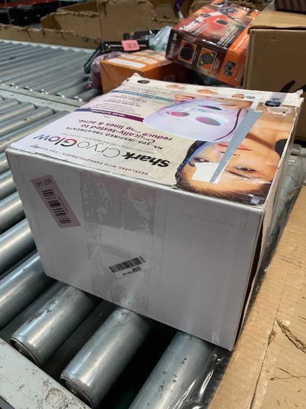 Photo 1 of ***STOCK PHOTO FOR REFERENCE ONLY***LED FACE MASK WITH RED AND BLUE LEF INFARED LIGHT, USB C REMOTE CONTROL.