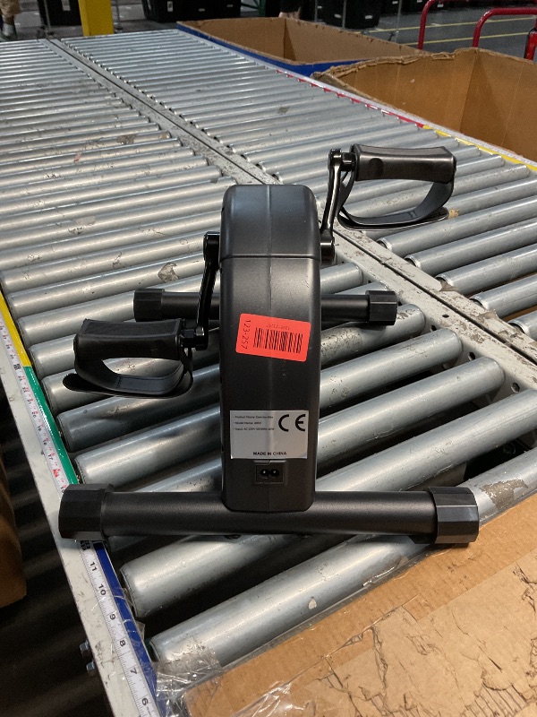Photo 1 of ***MISSING PARTS - SEE NOTES/PHOTOS***UNABLE TO TEST***Under Desk Bike Pedal Exerciser, 12-Level Electric Mini Exercise Bike with LCD, Quiet Motorized Arm & Leg Pedaler for Seniors at Home
