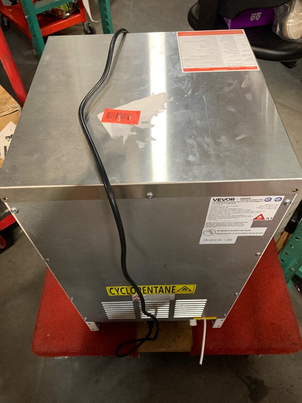 View 2 of ***FACTORY SEALED***VEVOR Commercial Ice Maker Machine, 130 lbs/24h, Stainless Steel