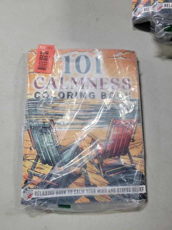 Photo 1 of 101 CALMNESS: Adult Coloring Book — Relaxing Book to Calm your Mind and Stress Relief — Beautiful Designs of Animals, Landscape, Beach, House, Birds, Flowers, and more