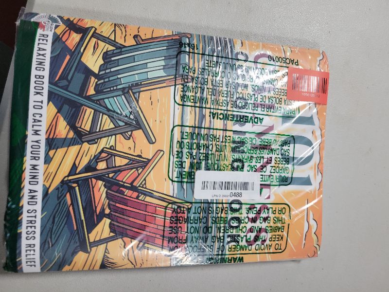 Photo 1 of 101 CALMNESS: Adult Coloring Book — Relaxing Book to Calm your Mind and Stress Relief — Beautiful Designs of Animals, Landscape, Beach, House, Birds, Flowers, and more